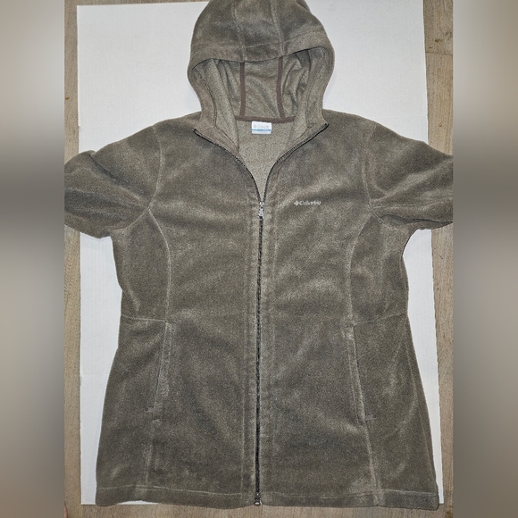 Columbia Gray Fleece Jacket - Picture 3 of 9